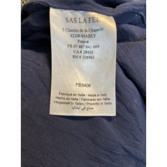 La Fee Maraboutee‎ Kimono Blue Multicolor Womens 36 Approx US M - Picture 5 of 5